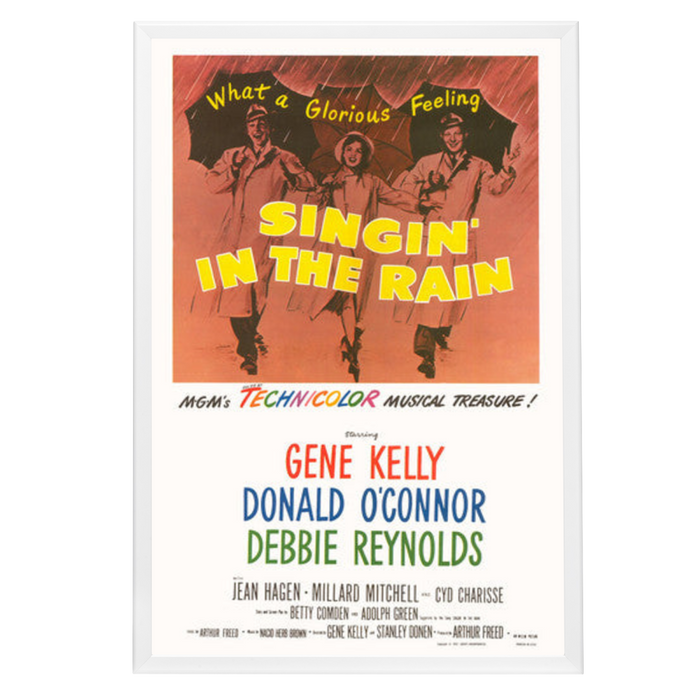 "Singin' in the Rain" (1952) Framed Movie Poster