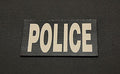 SPECIAL OFFER $12 SHIPPED: Infrared POLICE Black & Tan IR Patch