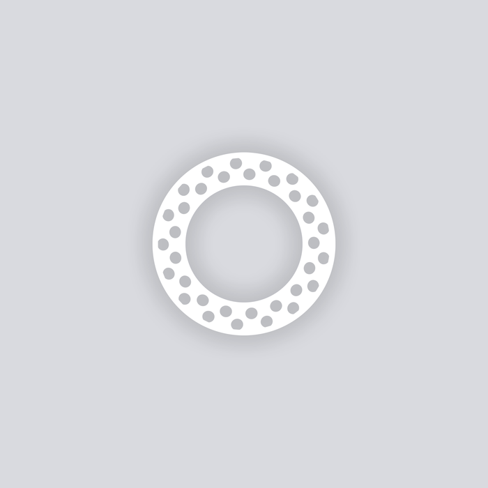 Spot On Circle Rim Clay Stencil