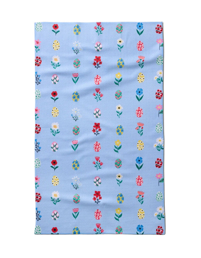 Spring Wildflowers Tea Towel