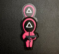 Squid Game Soldier 3D PVC Patch & Sticker Set