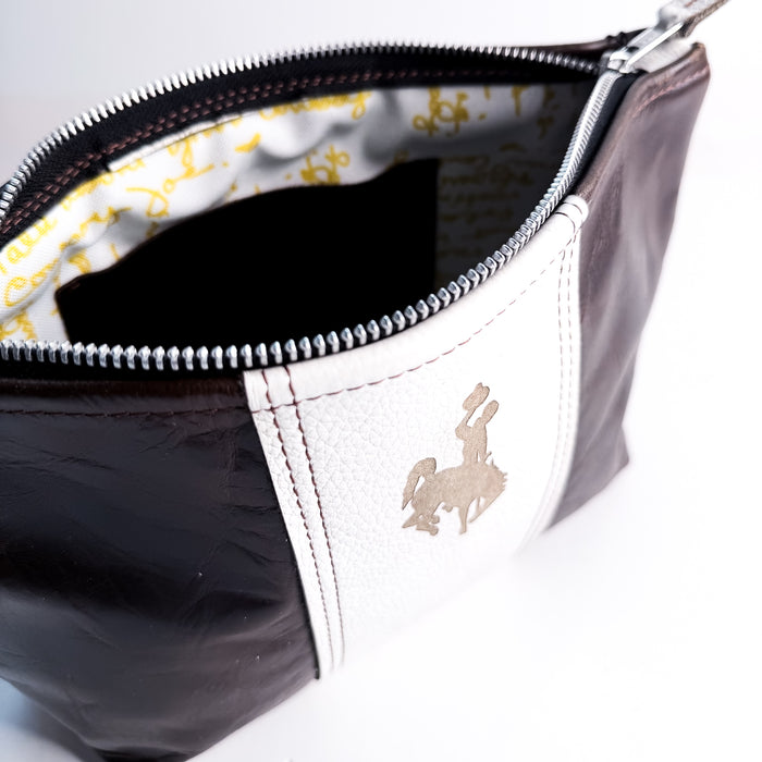 Steamboat Collection | Carry More Clutch | Rocky + White Pebble