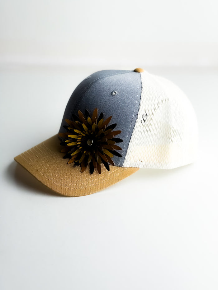 Steamboat Collection | Yellow + Gray Trucker Hat | Mum