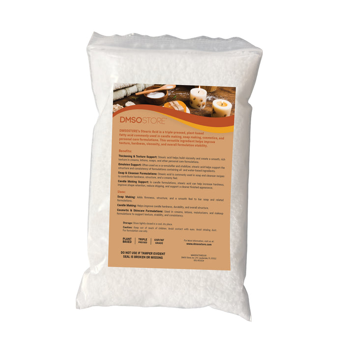 Stearic Acid Flakes 1 lb. Triple Pressed NF/USP Food Grade
