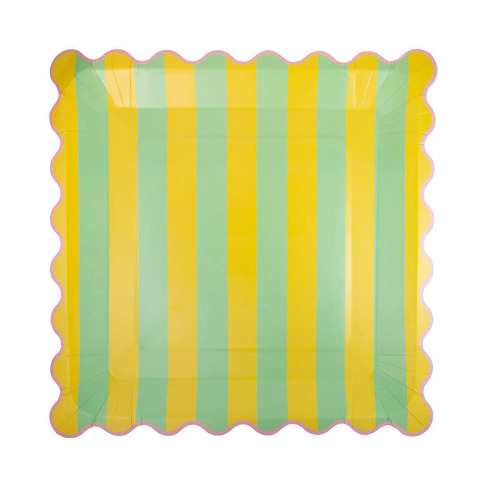 Striped Plate Set
