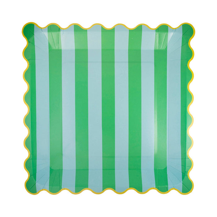 Striped Plate Set