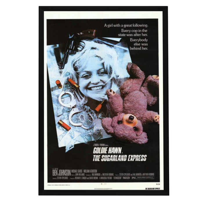 "Sugarland Express" (1974) Framed Movie Poster