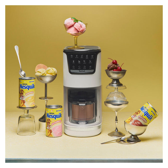 Tefal Dolci Rise Drinks & Dessert Maker with Nesquik Tins - White