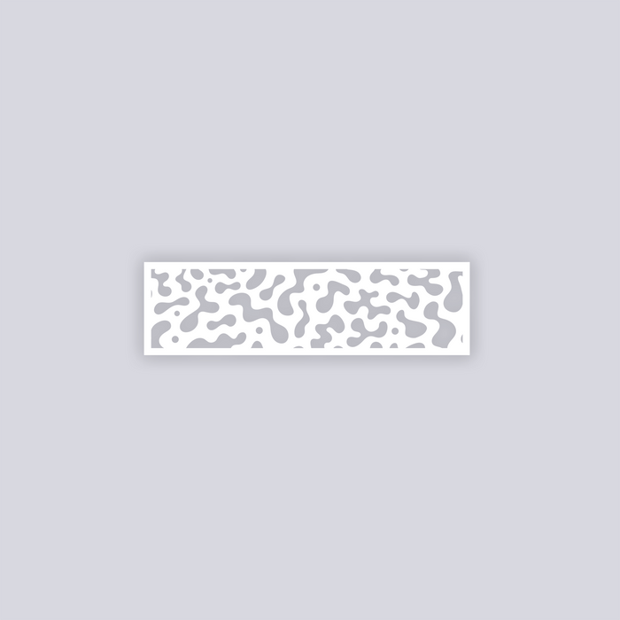 Terrazzo Rectangle Face Clay Stencil