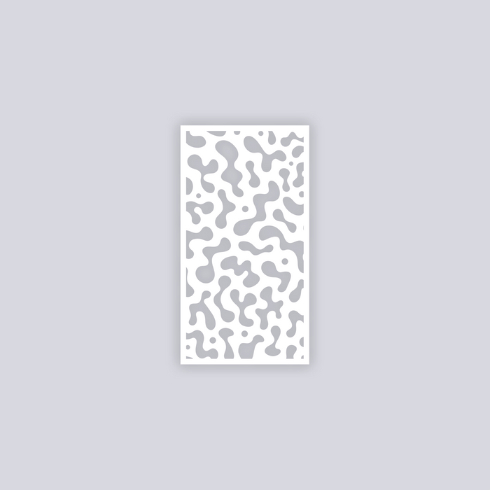 Terrazzo Rectangle Face Clay Stencil