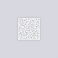 Terrazzo Square Clay Stencil