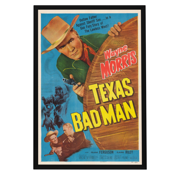 "Texas Bad Man" (1953) Framed Movie Poster