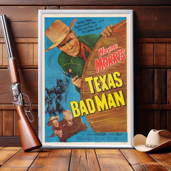 "Texas Bad Man" (1953) Framed Movie Poster