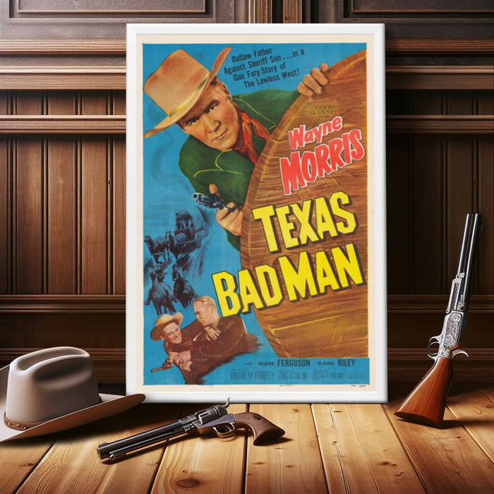 "Texas Bad Man" (1953) Framed Movie Poster