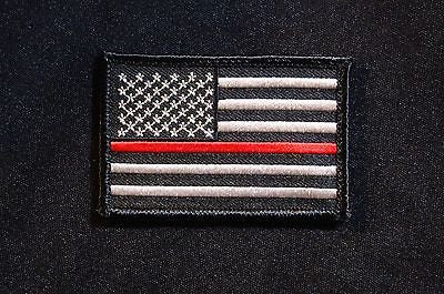 Thin Red Line United States Flag Patch - Velcro
