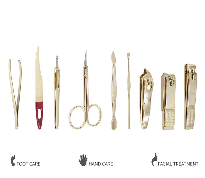 Three Seven, Nail Clipper Set 9pcs TS-636X, MADE IN KOREA, Free shipping (Excluding HI, AK)