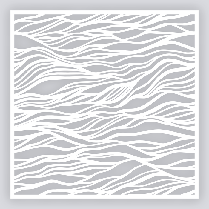 Tidal Full Clay Stencil