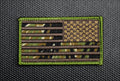 Tiger Stripe REV US Flag Embroidered Patch