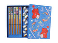 Tokyo Design Chopstick Lucky Cat Chopsticks with Rest Hanami 10pc Gift Boxed Assorted