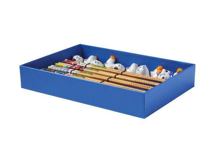Tokyo Design Chopstick Lucky Cat Chopsticks with Rest Hanami 10pc Gift Boxed Assorted