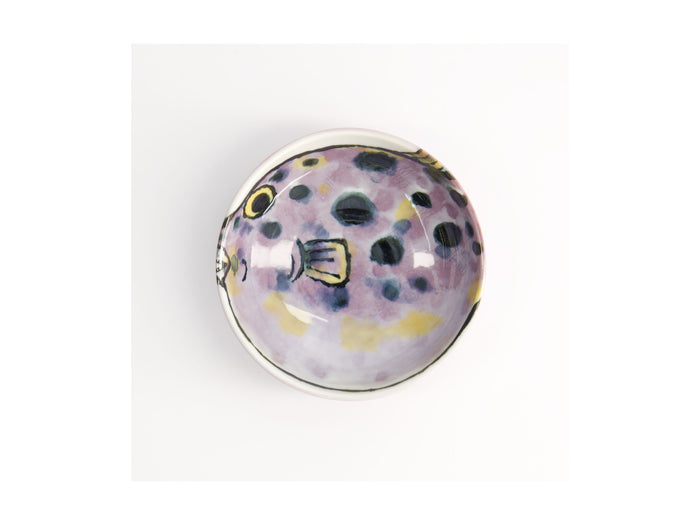 Tokyo Design Studio Seafood Dish 9.5x3cm Fugu Purple