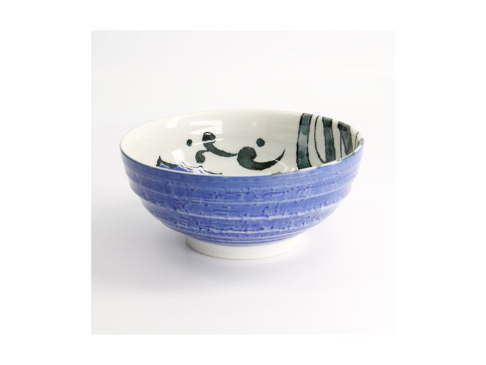 Tokyo Design Studio Seafood Ramen Bowl 18.5x8cm Snapper Blue