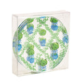 Topiary Pattern Coaster Set