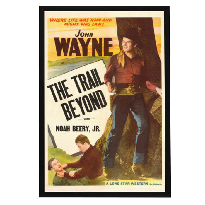 "Trail Beyond" (1934) Framed Movie Poster