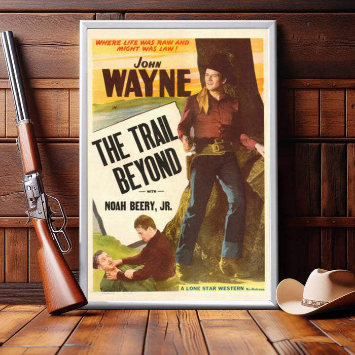 "Trail Beyond" (1934) Framed Movie Poster
