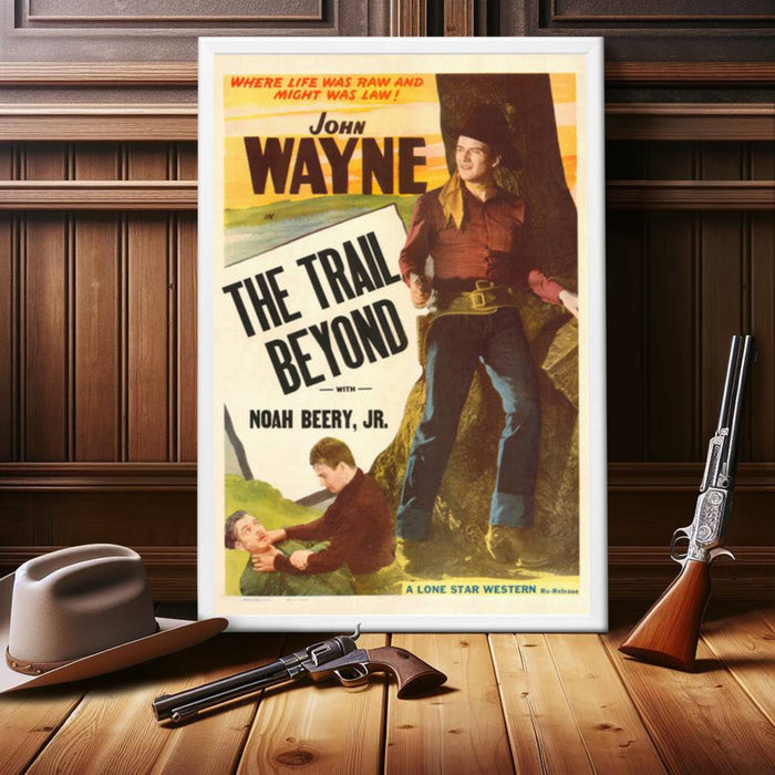 "Trail Beyond" (1934) Framed Movie Poster