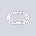 Tropical Paradise Rounded Rectangle Rim Clay Stencil