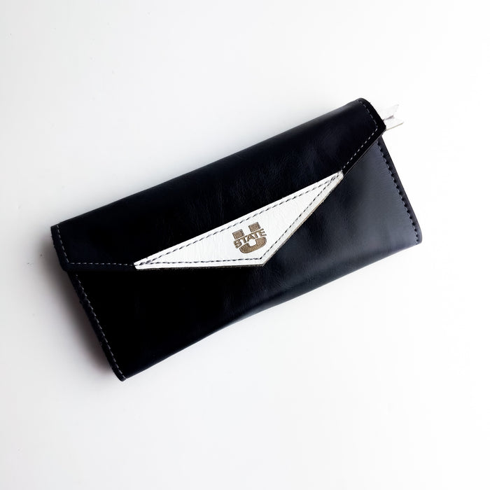Utah State University Collection | Genevieve Wallet | Navy