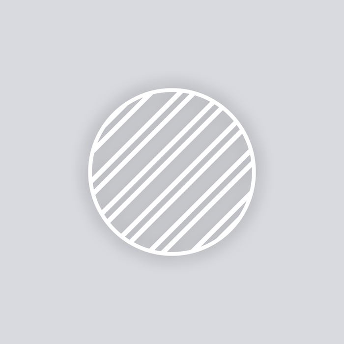 Varied Bias Stripes Circle Clay Stencil