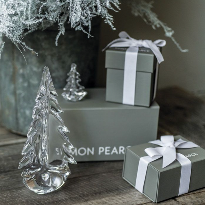 #Size_20 in | Vermont Evergreen Glass Tree