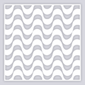 Wavy Lines Full Clay Stencil