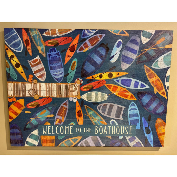 "Welcome To Boat House" Art - Chapin Furniture