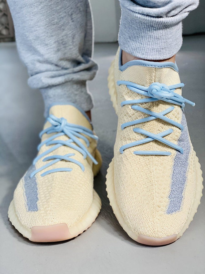 Yeezy Laces - Rope Laces - Linen Blue Laces For Yeezy Linen