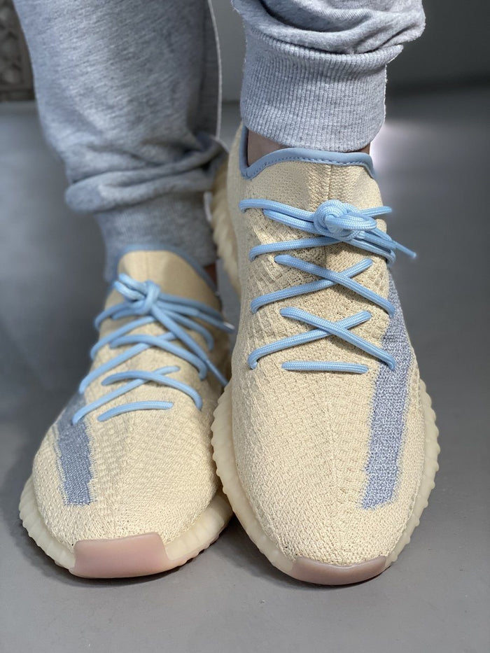 Yeezy Laces - Rope Laces - Linen Blue Laces For Yeezy Linen