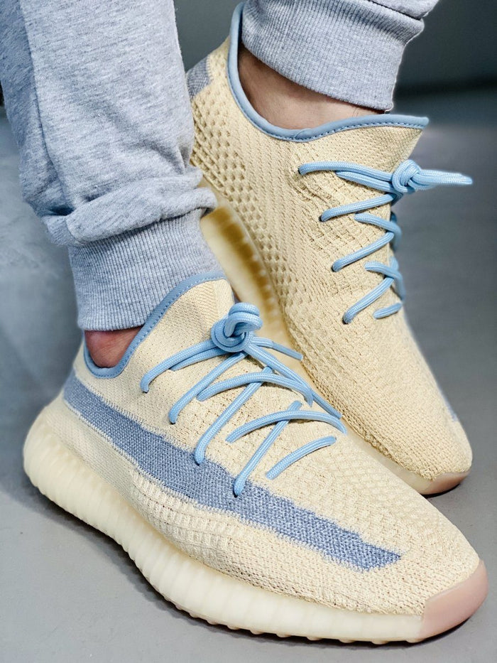Yeezy Laces - Rope Laces - Linen Blue Laces For Yeezy Linen